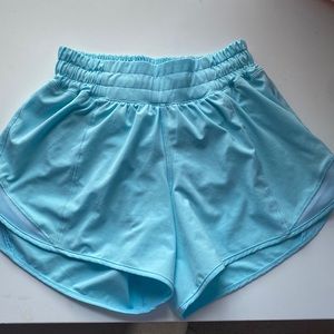 Teal Lululemon shorts